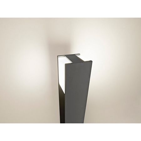 Stalp de iluminat exterior Philips, Ecomoods Bridge 16354, 1 x E27, IP44, 14 W