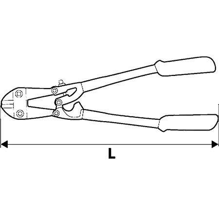 Cleste bolturi Topex 450mm