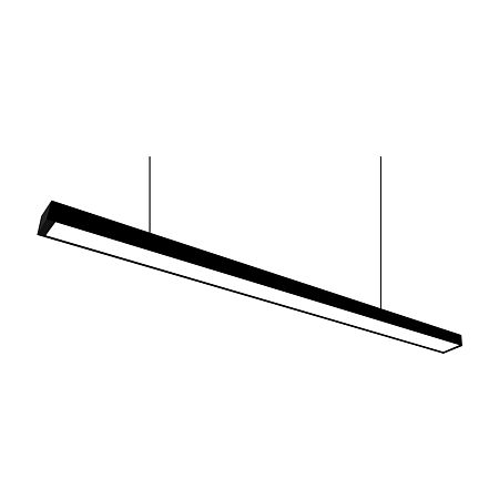 Lampa LED lineara de birou Fucida FD-36W/100A/865L/BK, 36 W, negru, 1200 x 100 x 55 mm
