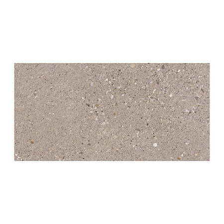 Gresie interior/exterior Cesarom Breccia, portelanata, rectificata, maro, mat, decor beton, clasa aderenta R10, PEI 4, 60 x 30 cm