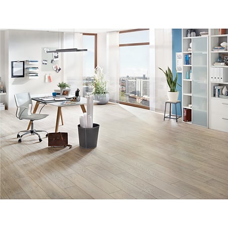 Parchet laminat 12 mm Kronospan Atlantic 5542 Boulder Oak, nuanta medie, clasa de trafic 33, twin click + si 1click2go pure +, 1288 x 195 mm