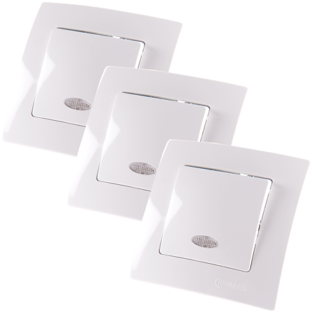 Intrerupator cap scara 32001025 KARE led, 16A, alb