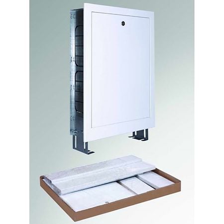 Caseta D/C Purmo, montaj ingropat, 790 mm, alb