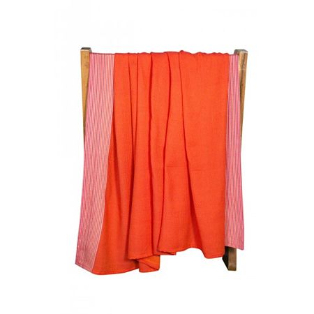 Cuvertura de pat Talisman, portocaliu, bumbac 100%, 140 x 220 cm