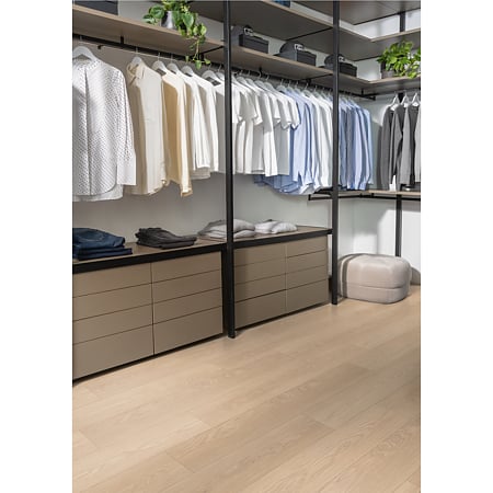 Parchet laminat 10 mm Egger NatureSense Aqua Stejar Baronia nisip EL2133, nuanta inchisa, clasa de trafic 32, Aqua CLIC it! , 1292 x 193 mm