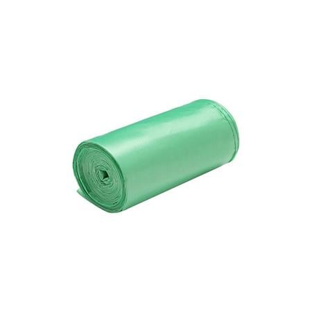 Saci menajeri Plastina, 35 L, 50 x 70 cm, 15 buc/rola, verde