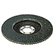 Disc lamelar, pentru inox / metale, Hikoki Proline 752586, 125 mm, granulatie 40