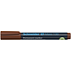 Marker permanent Schneider Maxx, varf rotund, 3 mm, cu vopsea maro 130