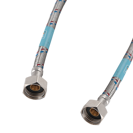 Racord Fanski, EPDM,  crom, flexibil, 1/2" interior-interior, 30 x 400 mm
