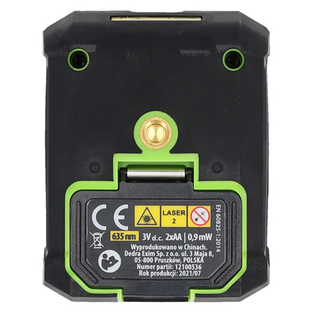 Nivela laser rosu cu linii in cruce Dedra MC0901, actiune 20 m