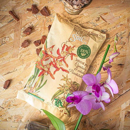 Substrat Dr. Soil, pentru Cymbidium si orhidee, 1 L Substrat Dr. Soil, pentru Cymbidium si orhidee, 1 L
