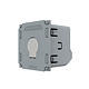 Modul intrerupator inteligent EC simplu tactil, cap scara Livolo VL-FC1SZ2-2G, gri, 46.5 x 46.5 x 37 mm