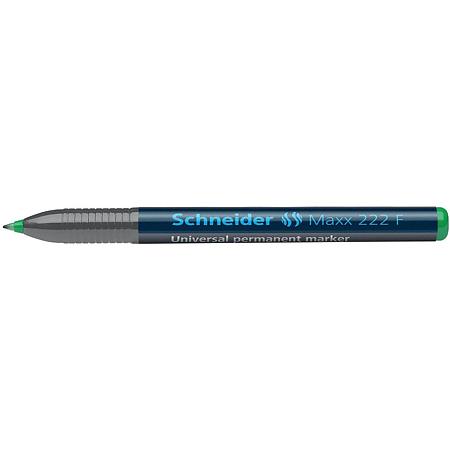 Marker permanent Schneider OHP 222, verde, 0.7 mm