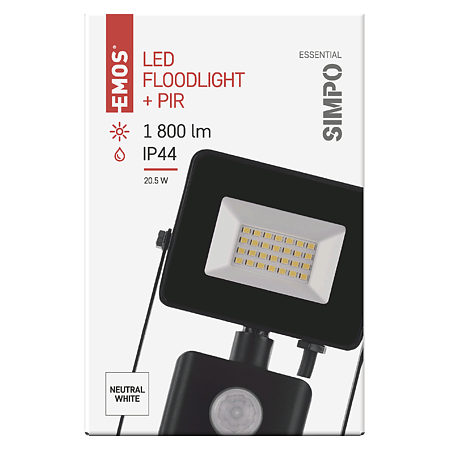 Reflector LED Emos Simpo 20.5 W, 1800 lm, lumina alb-neutra