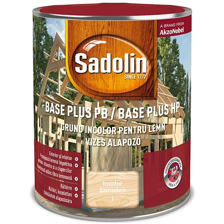 Grund pentru lemn, Sadolin Base Plus PB, incolor, 0,75 l