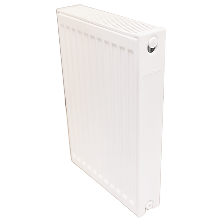 Calorifer otel Hausterm 22PKKP, 671 W, alb, 600 x 400 mm, accesorii incluse