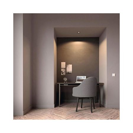 Spot patrat incastrat Philips Donegal, gri, 1 x 5.5 W, 90 x 90 mm