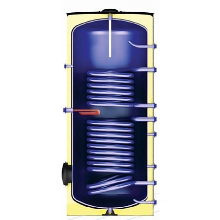 Boiler incalzire indirecta 1000 l Fornello, vertical, 2 serpentine, 1 rezervor, gri, 315 kg, 2240 x 950 x 950 mm Boiler incalzire indirecta 1000 l Fornello, vertical, 2 serpentine, 1 rezervor, gri, 315 kg, 2240 x 950 x 950 mm