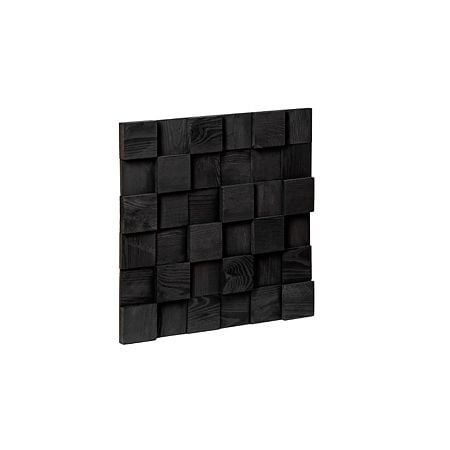 Panou lemn Stegu Pino Carbon, 380 x 380 x 12 mm, 4 buc/cutie