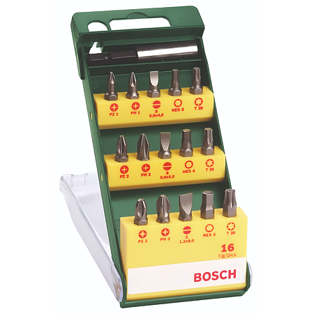 Set capete surubelnite Bosch 2607019453, 16 piese
