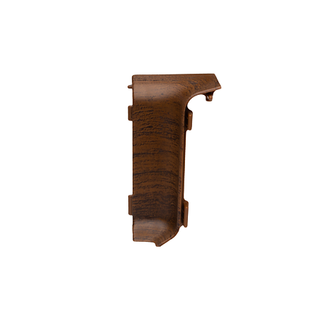 Set colt interior plinta parchet Set Rhea 10456, maro inchis, PVC, 52 x 22.5 mm, 4 bucati/set