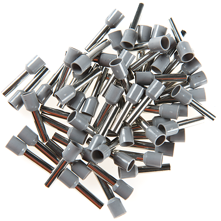 Pin terminal Comtec, 4 mmp, cupru stanat, izolat, 100 bucati
