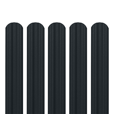 Sipca metalica gard Caretta Vertical Y109, gri RAL 7016, mat structurat, finisaj Fresco, 0.4 mm, 1500 x 86 mm Sipca metalica gard Caretta Vertical Y109, gri RAL 7016, mat structurat, finisaj Fresco, 0.4 mm, 1500 x 86 mm