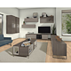 Pal melaminat Egger, Fineline gri inchis H3198 ST19, 2800 x 2070 x 18 mm