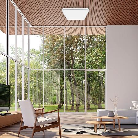 Plafoniera led Fabio, 35 W, metal/plastic, alb