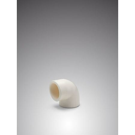 Cot PPR 90° Vesbo, filet interior, 25 mm, alb