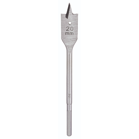 Burghiu plat cu prindere hexagonala Bosch, pentru lemn, 20 mm