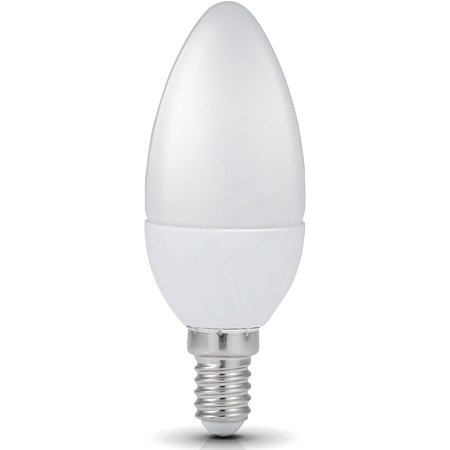 Bec LED C35, lumanare, E14, 14 W, lumina calda 3000 K