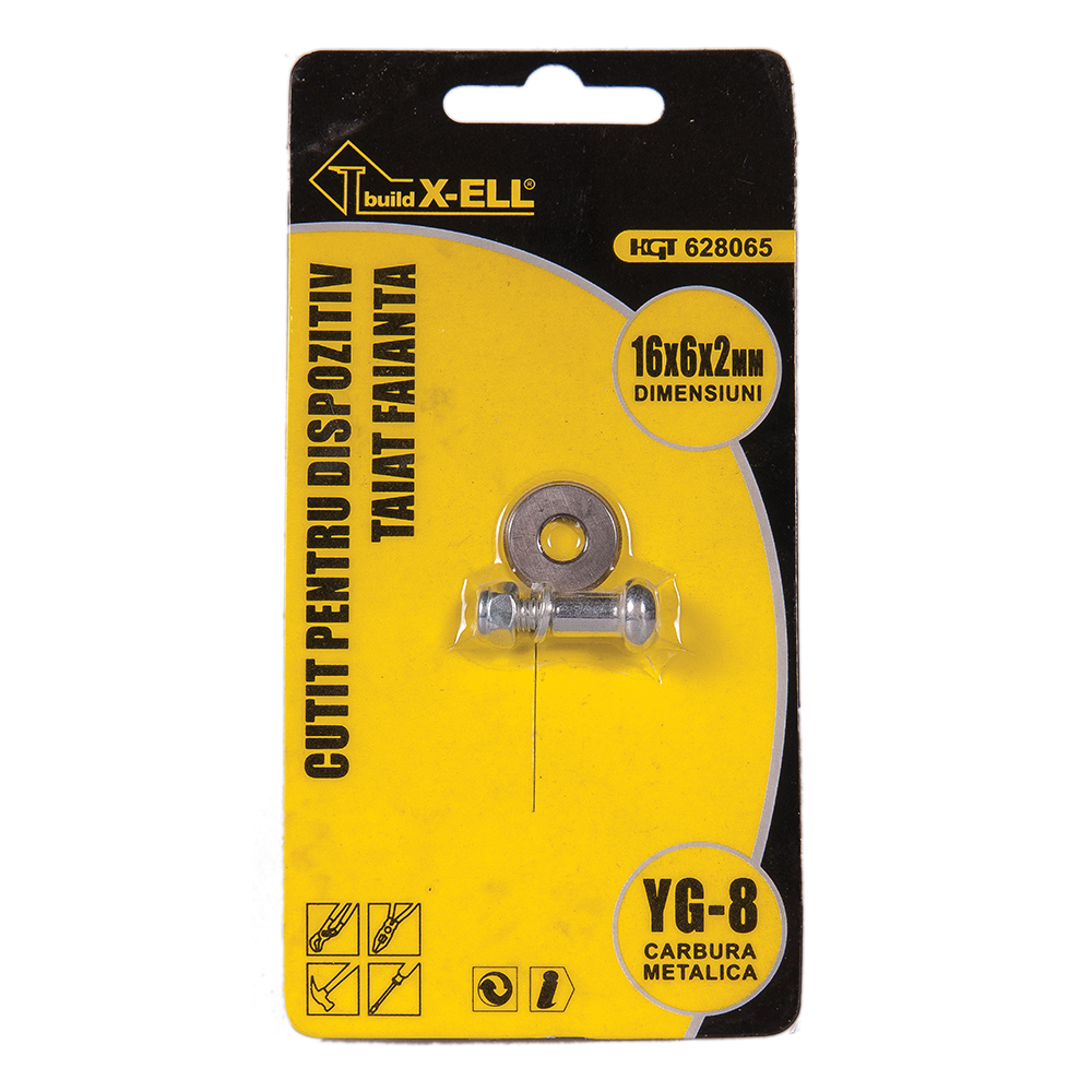 Cutit rola pentru aparate taiat faianta Evotools, 16 x 6 x 2 mm