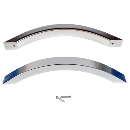Maner din aluminiu AA667 128 mm, anodizat lucios