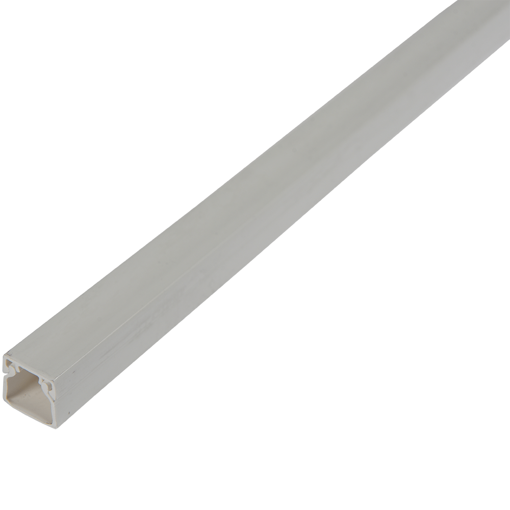 Canal pentru cablu cu banda autoadeziva Dietzel, 16 x 16 mm, 2 m, alb, PVC ignifugat alb