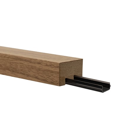 Riflaj MDF, nuc modern, tip montare cu profil de montaj, 2800 x 30 x 20 mm