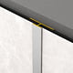 Profil de imbinare tip T Rocko Tiles, aluminiu anodizat, argintiu, 2800 mm