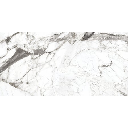 Gresie portelanata rectificata de interior Calacata, glazura lucioasa, gold natural, dreptunghiulara, 60 x 120 cm
