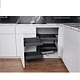 Mecanism colt Kesseboehmer Magic Corner, amortizare, deschidere dreapta, antracit