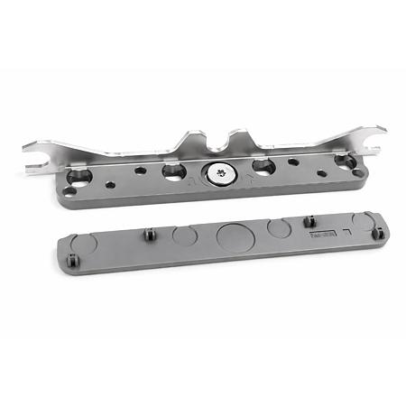 Set adaptori fixare front Kesseboehmer Free Slim, otel, alb
