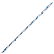 Cordon polipropilena, alb albastru, D: 4 mm