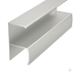 Profil maner Y Eco cu perie, aluminiu, anodizat mat, 2.5 m