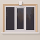 Ancadrament ferestre si usi Akfix FP102,  polistiren EPS + rasina, 100 x 55 x 2000 mm