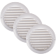 Grila circulara cu reglaj Vents, PVC, alb, 100 mm