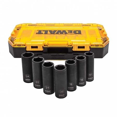 Set tubulare lungi impact 1/2" DeWalt DWMT74737-0, 7 piese