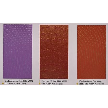 Vopsea decorativa cu efect lazura perlata bronze, Deko Creative Effect, 1.25 L