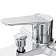 Baterie pentru cada AM.PM Hit FTA10000, montaj perete, monocomanda, alama, finisaj cromat, cartus ceramic 35mm