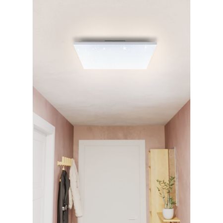 Plafoniera Calemar S, plastic, LED, 32 W, 58.7 x 58.7 cm