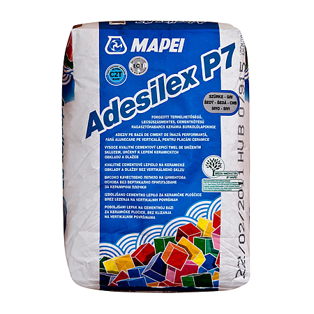 Adeziv placi ceramice Mapei Adesilex P7, interior/exterior, 25 kg