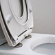 Capac WC Wirquin cu reductie pentru copii soft-close, plastic, rotund, alb